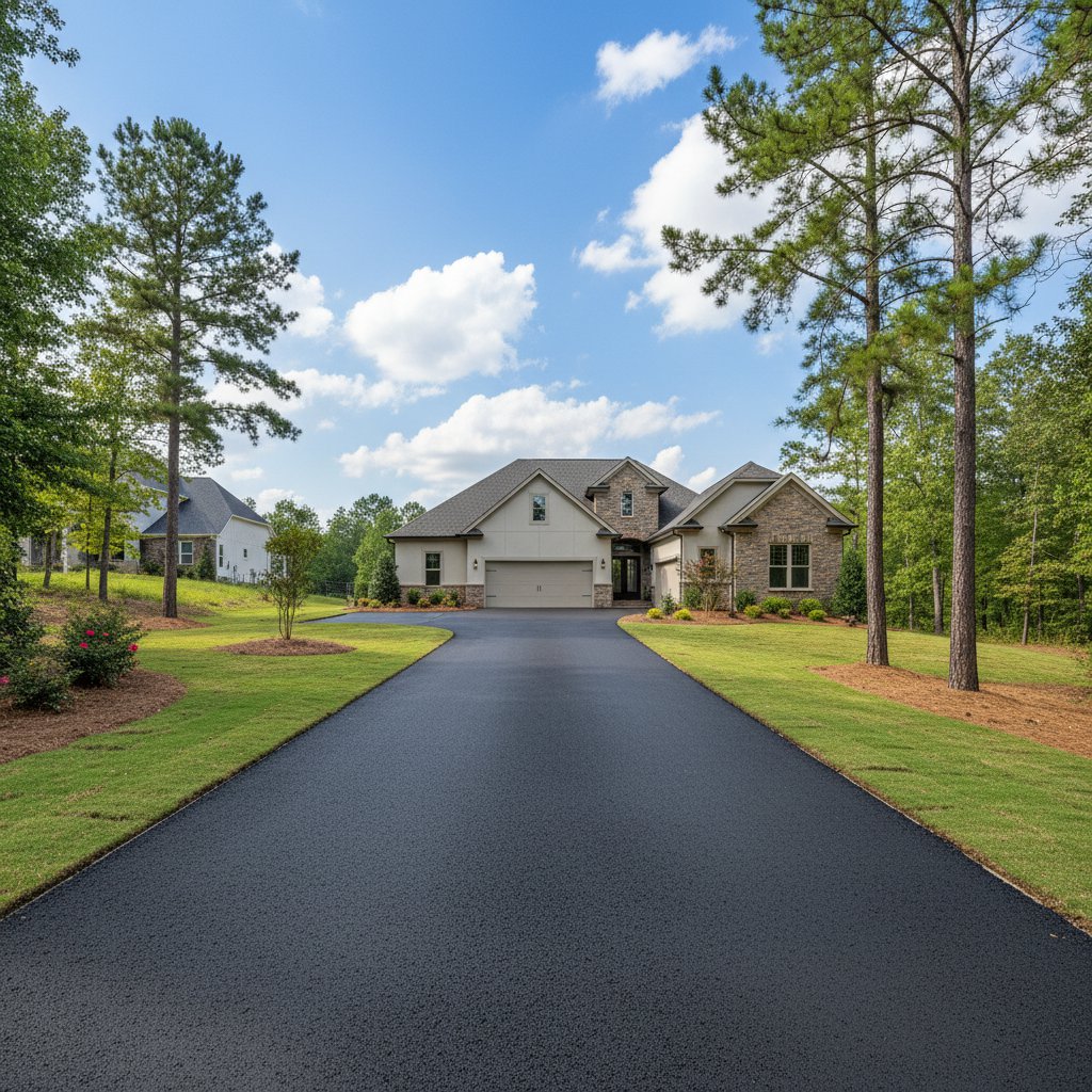 Asphalt Driveway Paving Installation in Columbia, SC