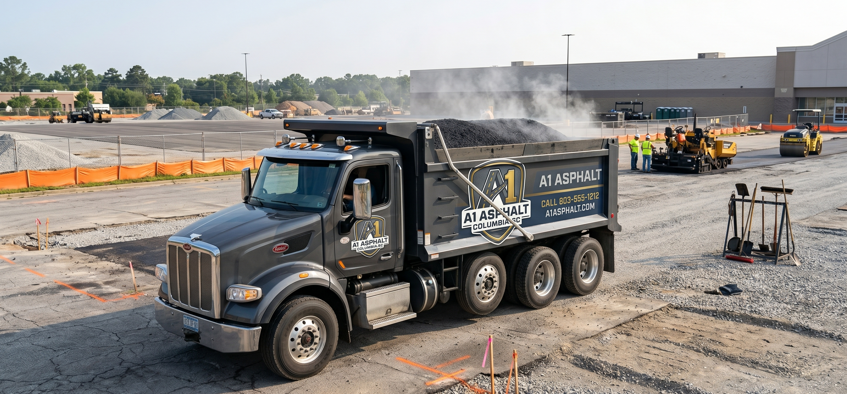 A1 Asphalt Columbia Work Truck