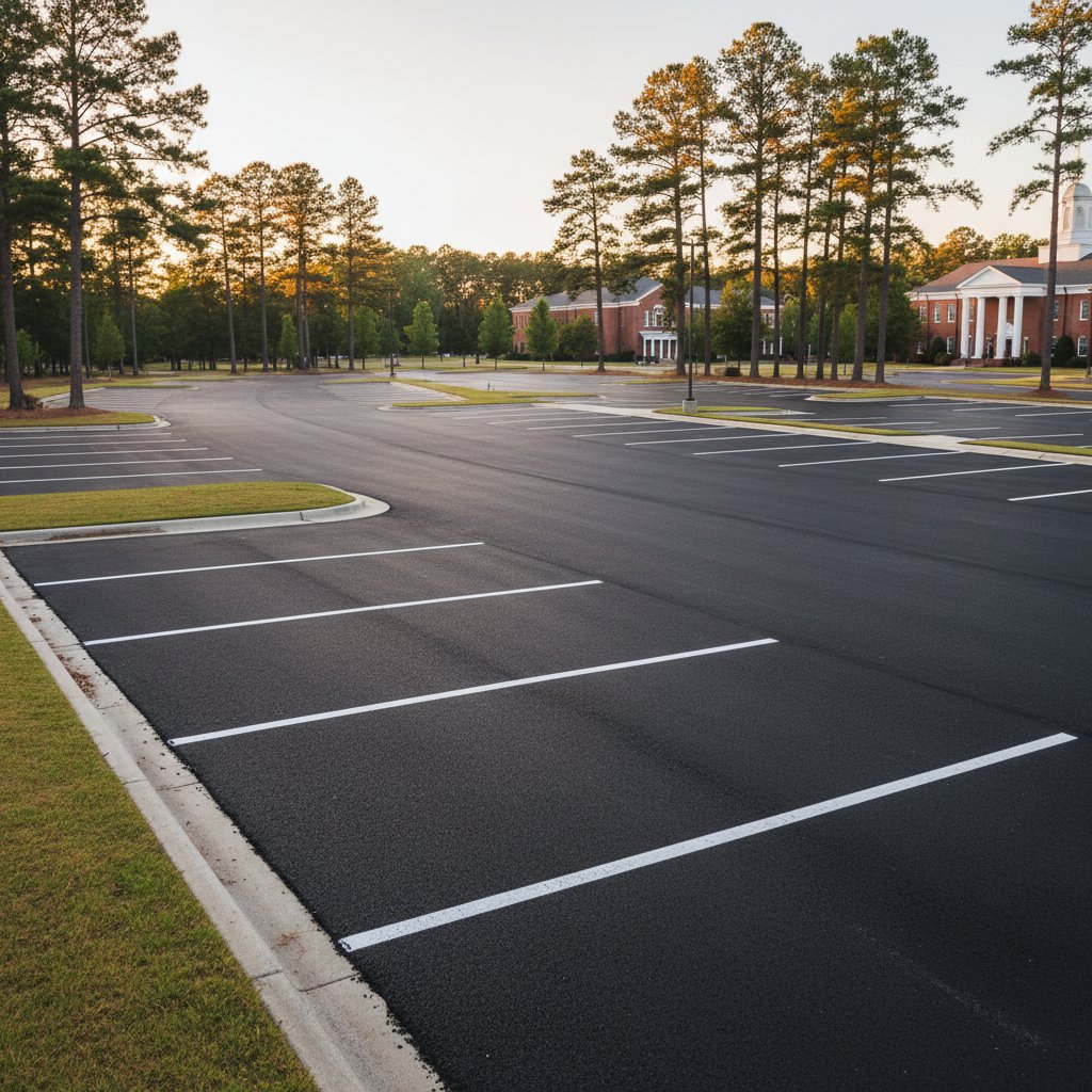 Parking Lot Paving Installation in Columbia, SC